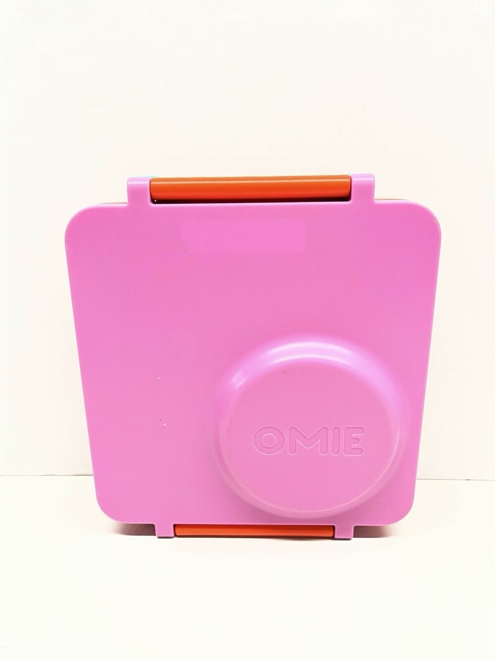 Omie Insulated Bento Lunch Box For Kids- Pink And Orange Without thermos